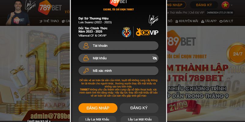 3 thao tác đơn giản để bạn đăng nhập 789Bet thành công