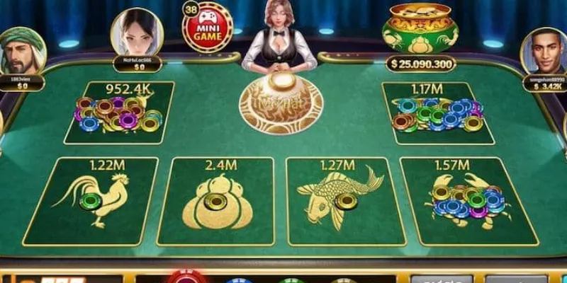Những loại cược phổ biến trong bầu cua cá ngựa